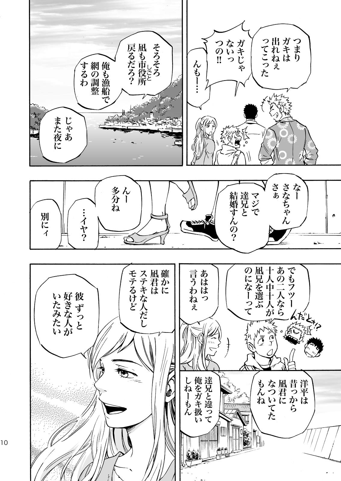 Perfect Ass Ookami-sama no Iru Shima Wank - Page 9