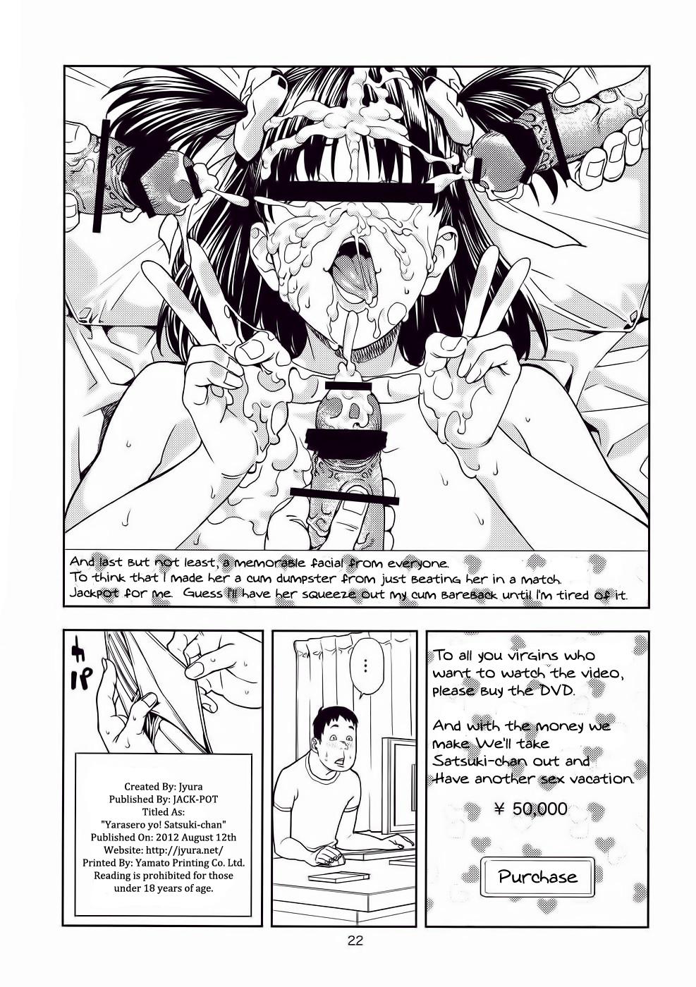 Gaping Yarasero yo! Satsuki-chan - Tsukiatte yo satsuki-chan Sensual - Page 21