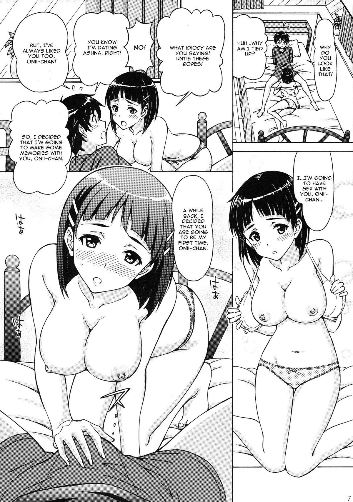 Girl Fuck Kinshinsoukan - Nakadashi Suguha - Sword art online Cojiendo - Page 6