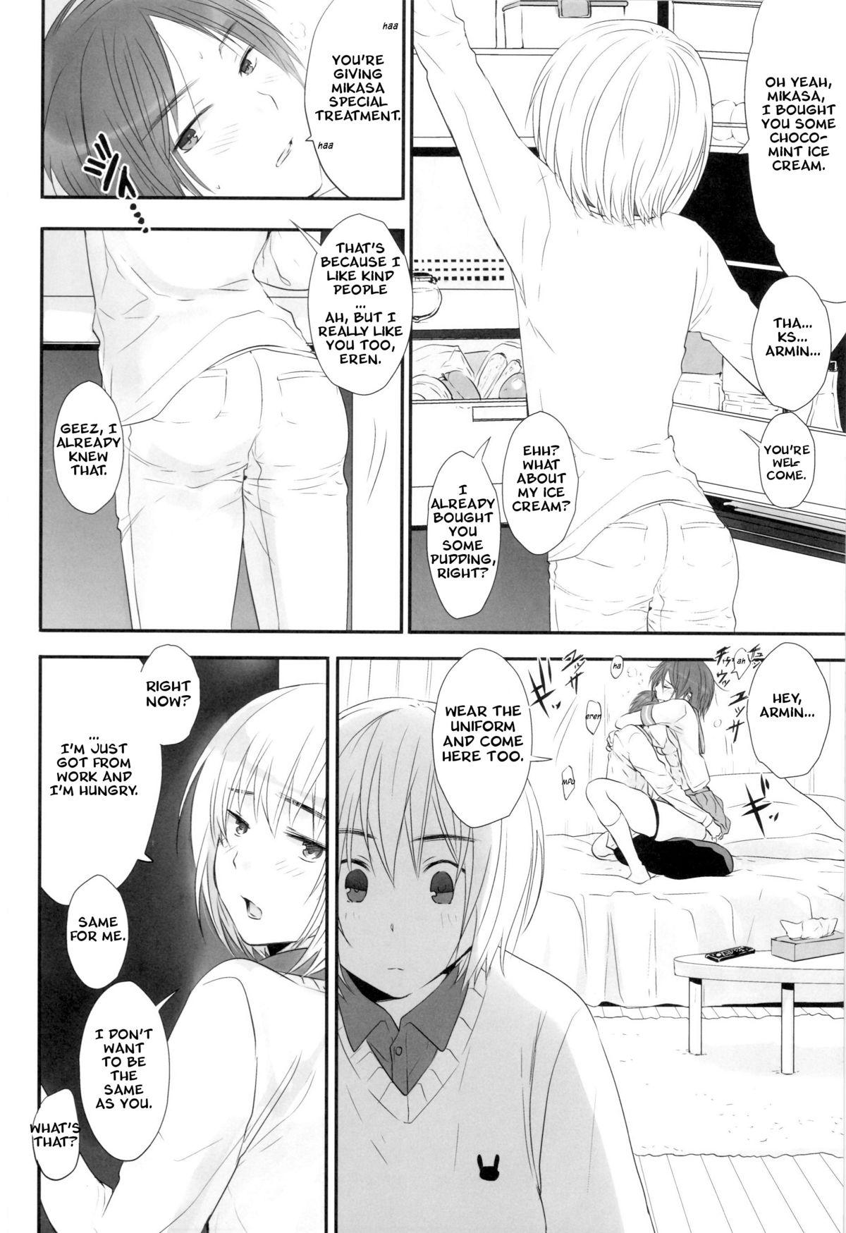 Mas 3P - Shingeki no kyojin Orgasms - Page 8