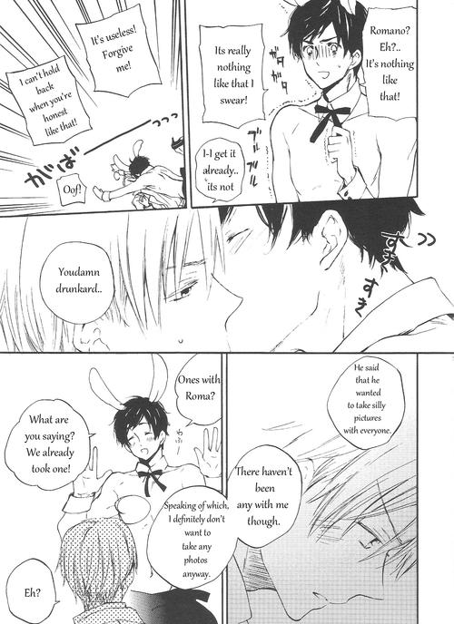 Lezdom Suhada no Mama Apron | Simply Bare with an Apron - Axis powers hetalia Kiss - Page 3