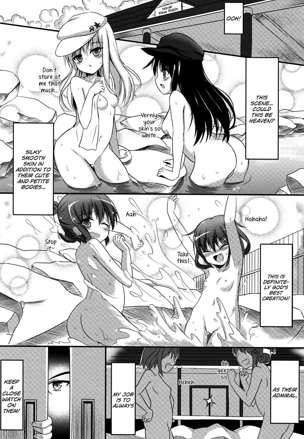 High Heels Sixth destroyer bathhouse - Kantai collection Gay Orgy - Page 4
