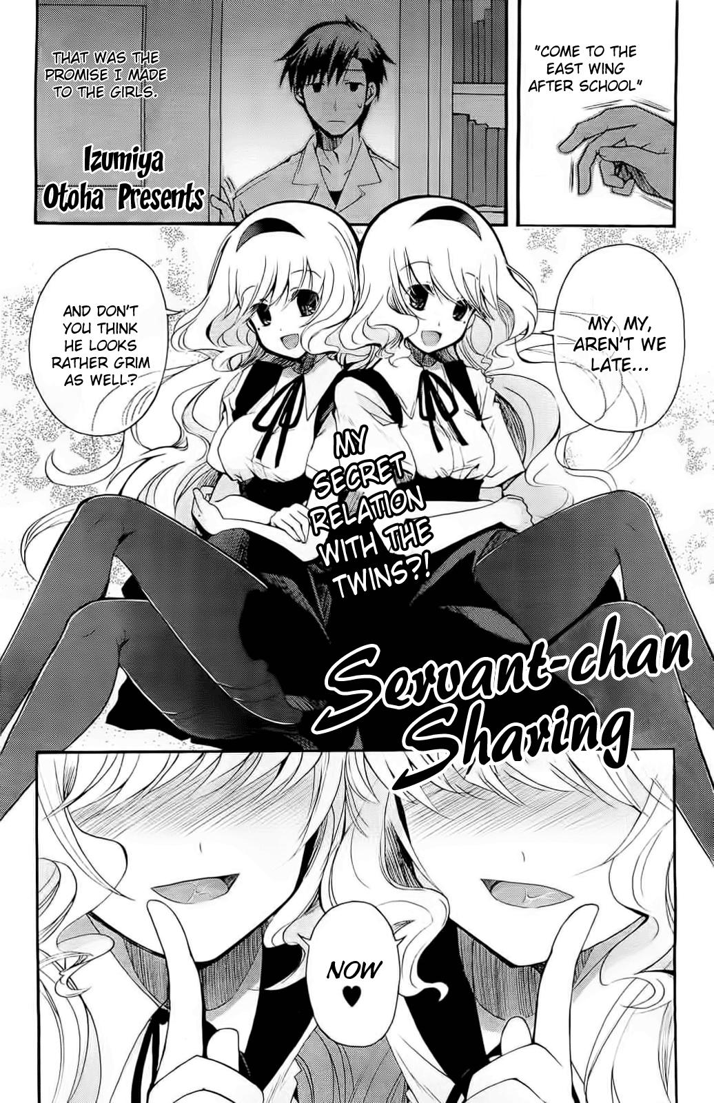 Leaked [Izumiya Otoha] Geboku-chan Sharing | Servant-chan Sharing (Comic Hotmilk 2013-09) [English] {The Lusty Lady Project} Internal - Picture 1