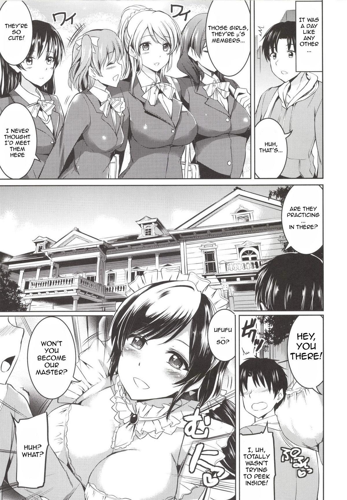 Aunty Maid Live! - Love live Gay Straight - Page 2