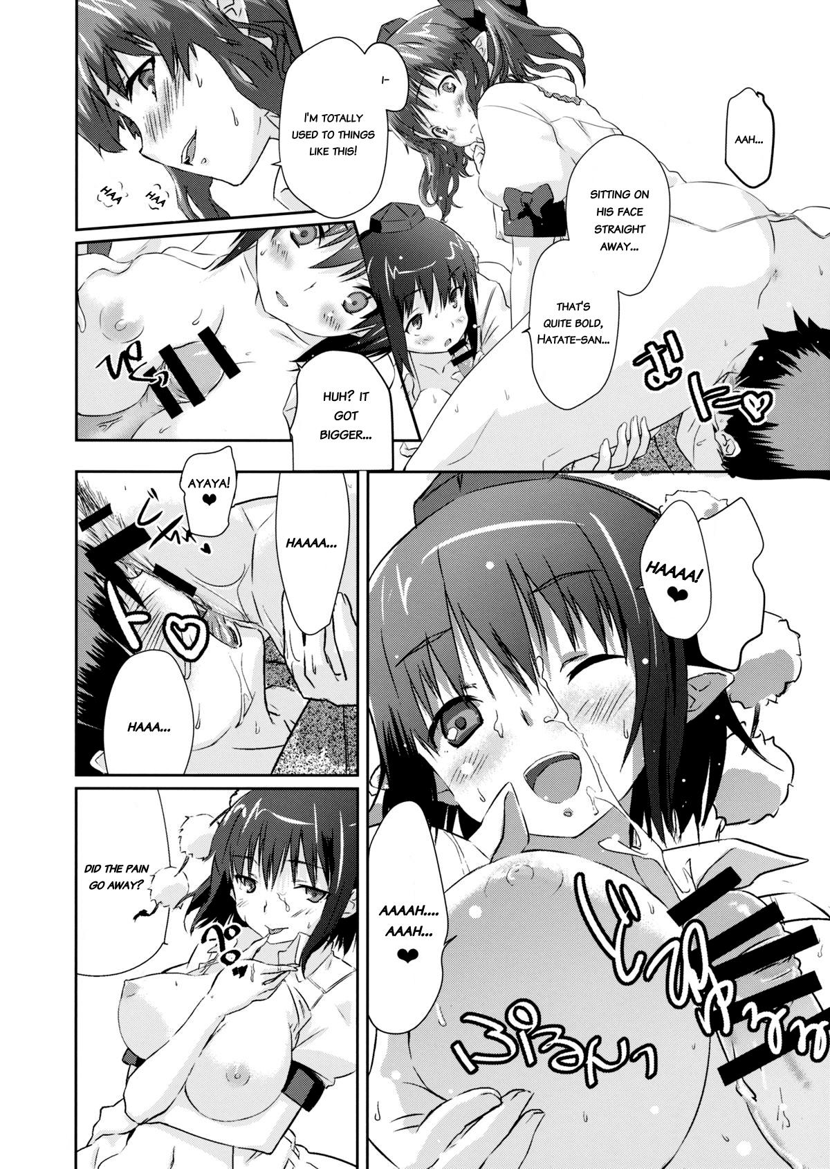 Hot Brunette Karasu Tengu Sisters - Touhou project Gay - Page 8