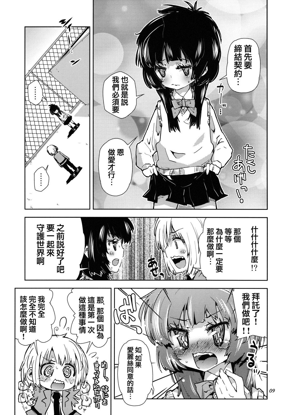 Teenporn Sekai ga Dou Toka itsu Chau Otoko no Musume wa Denpa Kawaii. Big Dick - Page 8
