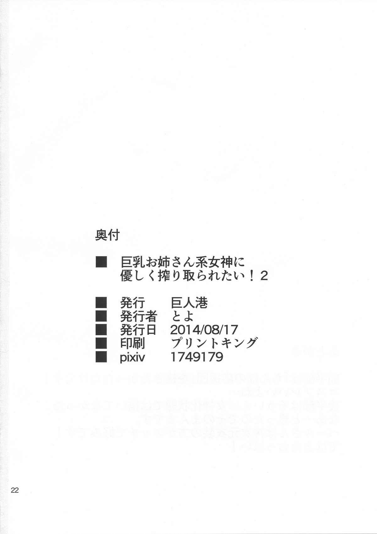 Sesso Kyonyuu Onee-san Kei Megami ni Yasashiku Shibori Toraretai! 2 - Hyperdimension neptunia Dress - Page 20