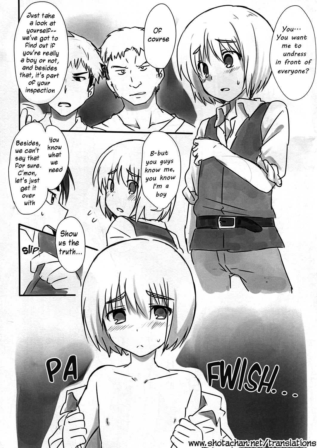 Analfucking Armin Chousa Heidan - Shingeki no kyojin Boob - Page 2