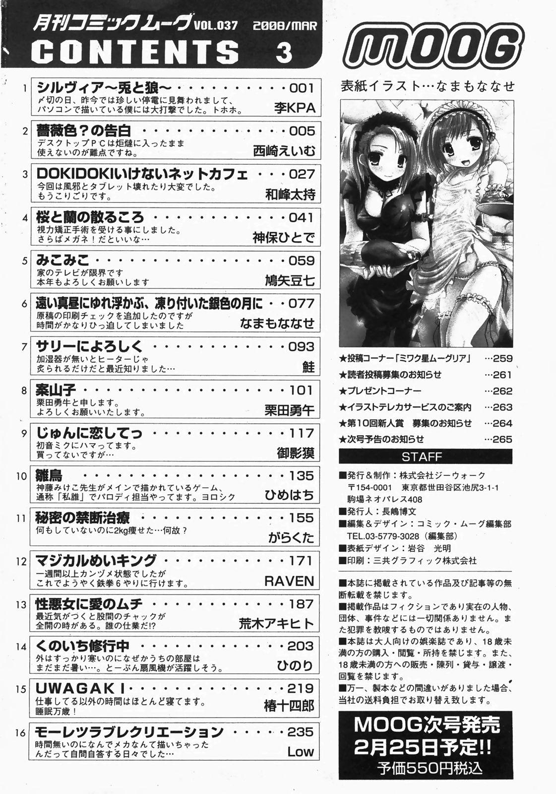 Gekkan COMIC MOOG 2008-03 Vol.37 267