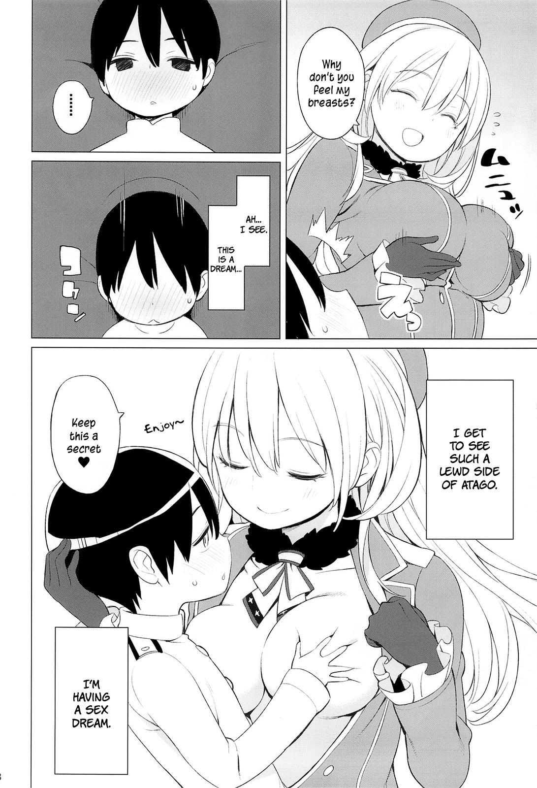 Lezdom Atago to Chiisana Teitoku-san - Kantai collection Pornstars - Page 8