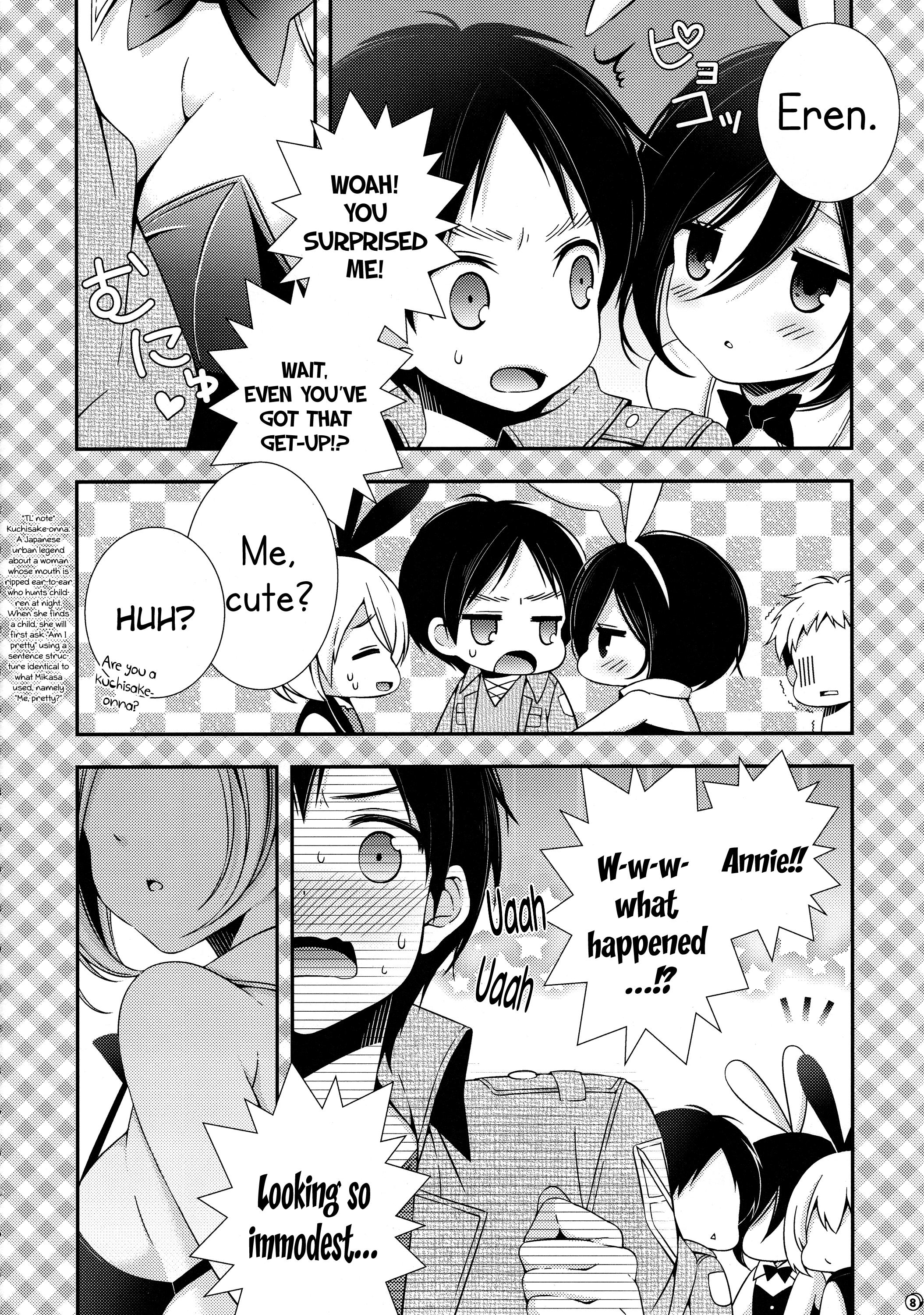 Gay Uncut Bunny Girl no Mikasa to Eroi koto suru Hon - Shingeki no kyojin Gay Youngmen - Page 8