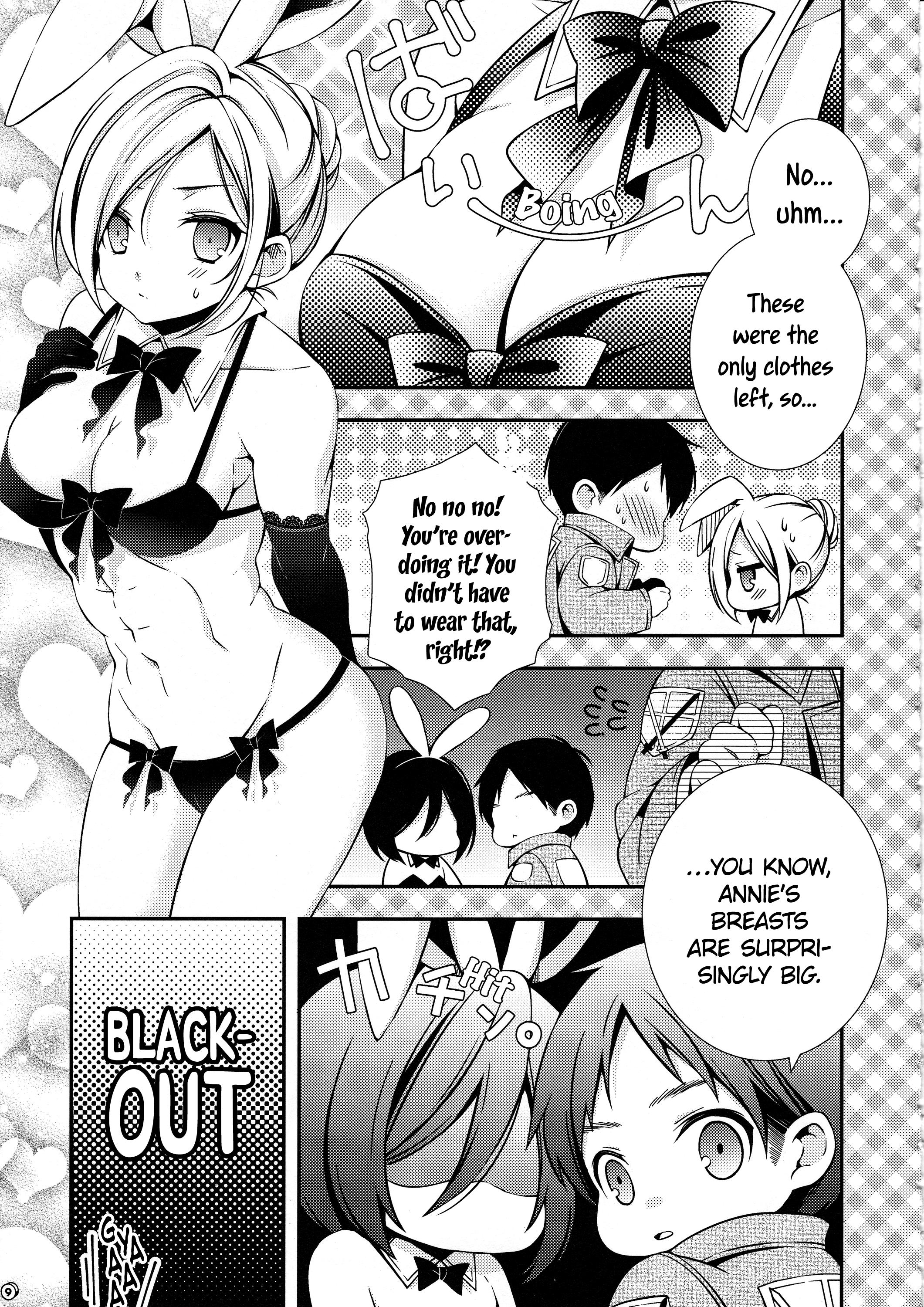 Suck Cock Bunny Girl no Mikasa to Eroi koto suru Hon - Shingeki no kyojin Old - Page 9