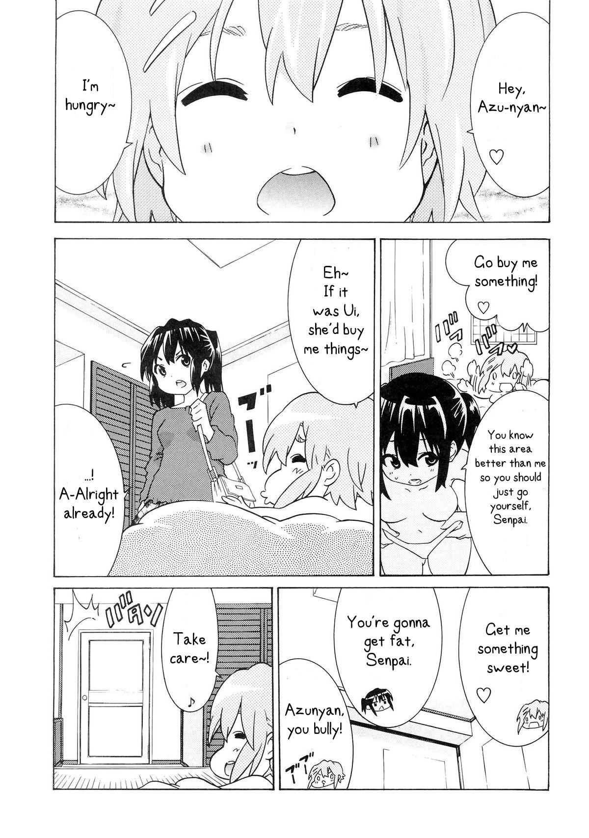 Eating (C81) [Umihan (Ootsuka Shirou)] YURI-ON! #3 "Uzuuzu Ui-chan!" (K-ON!) [English] - K-on Milf Cougar - Page 10