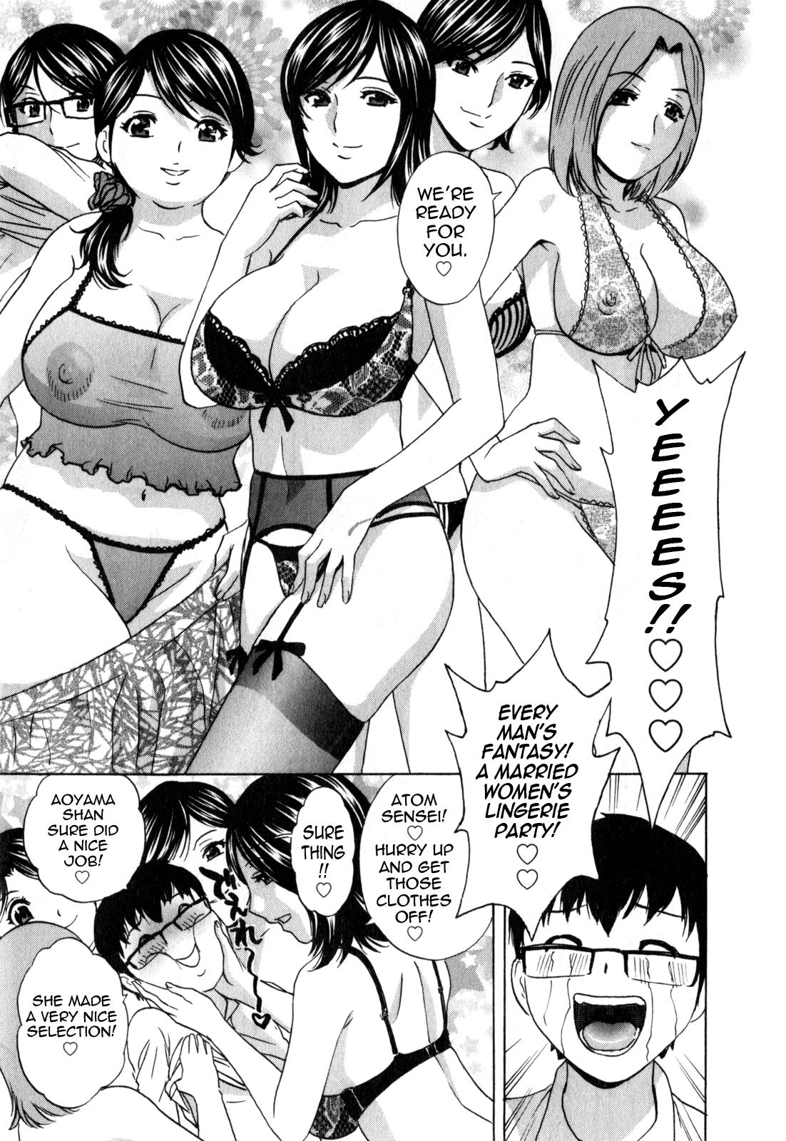 [Hidemaru] Life with Married Women Just Like a Manga 3 - Ch. 1-8 [English] {Tadanohito} 130