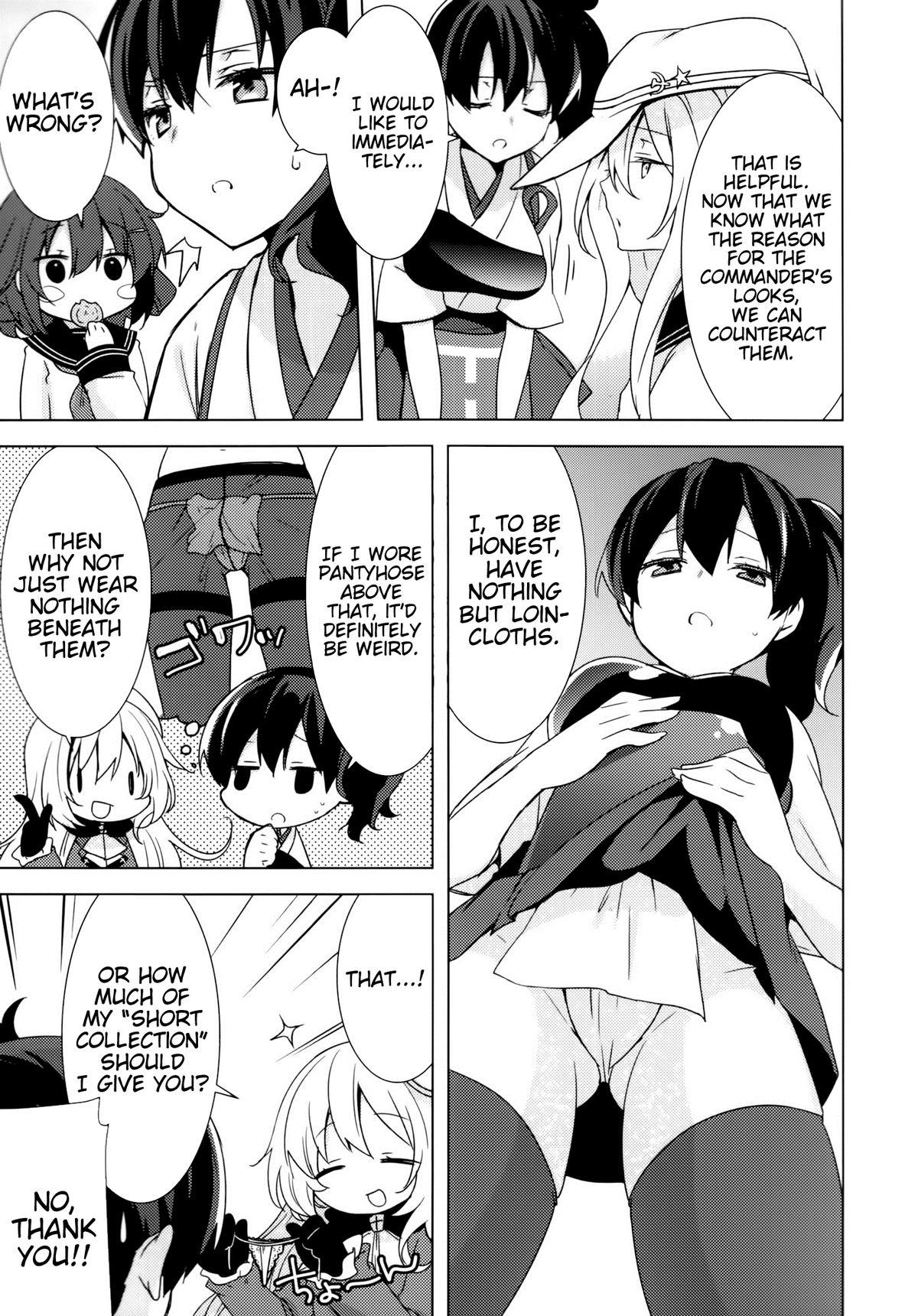 Tanga Teitoku no Goshumi - Kantai collection Small Boobs - Page 6