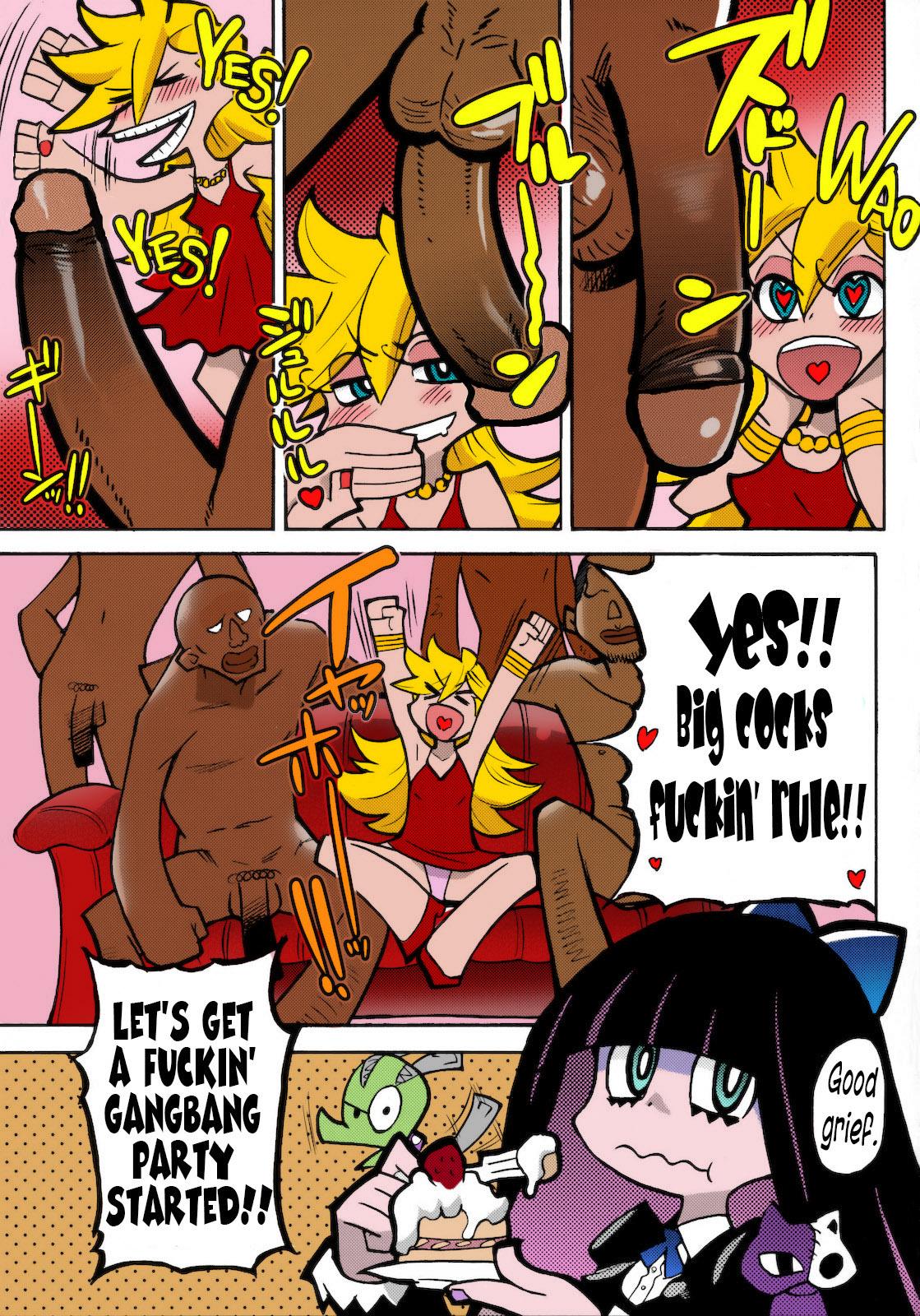 Smoking PANTY - Panty and stocking with garterbelt Dom - Page 4