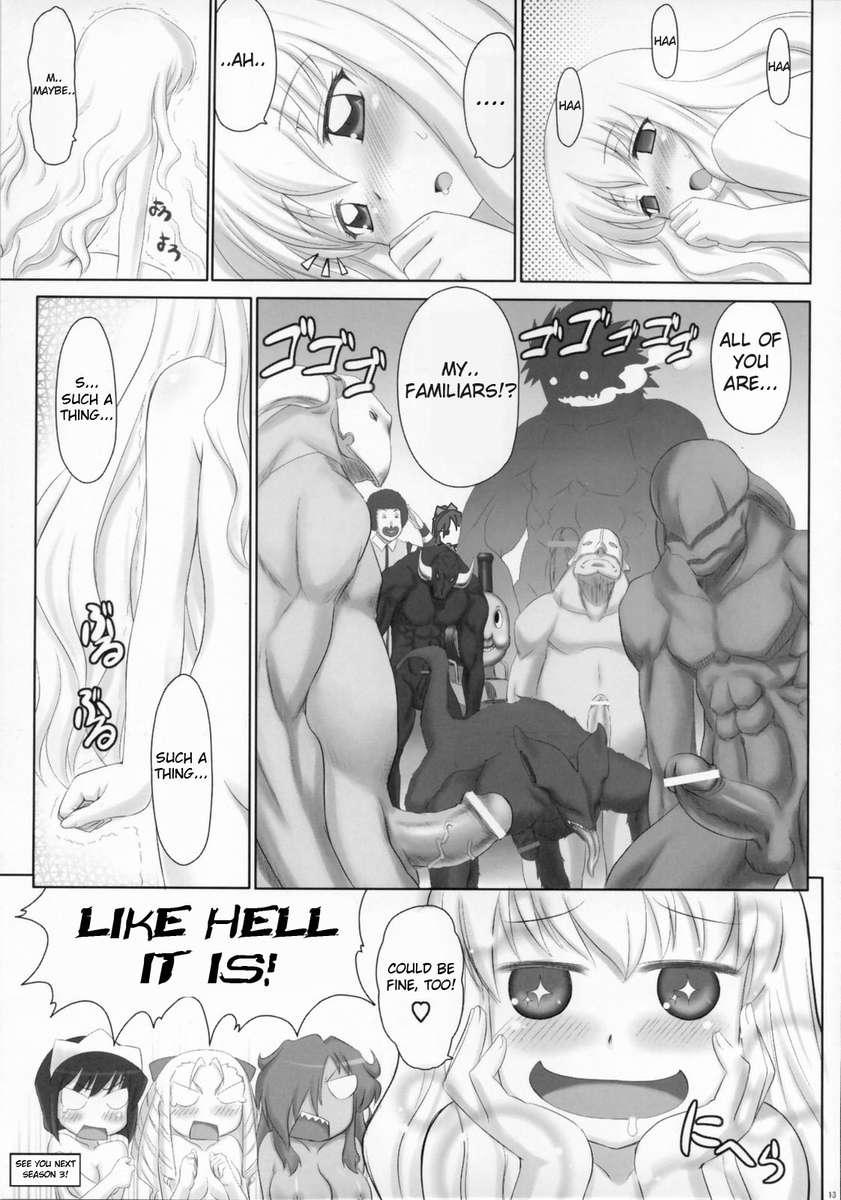 Facial Zero No Shi In Ma - Zero no tsukaima Cumswallow - Page 12