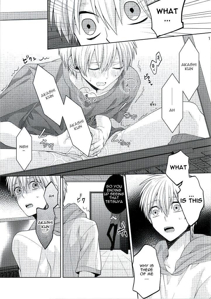 Three Some Kimi wo Miteru – Kuroko no basuke Free Amature - Page 1