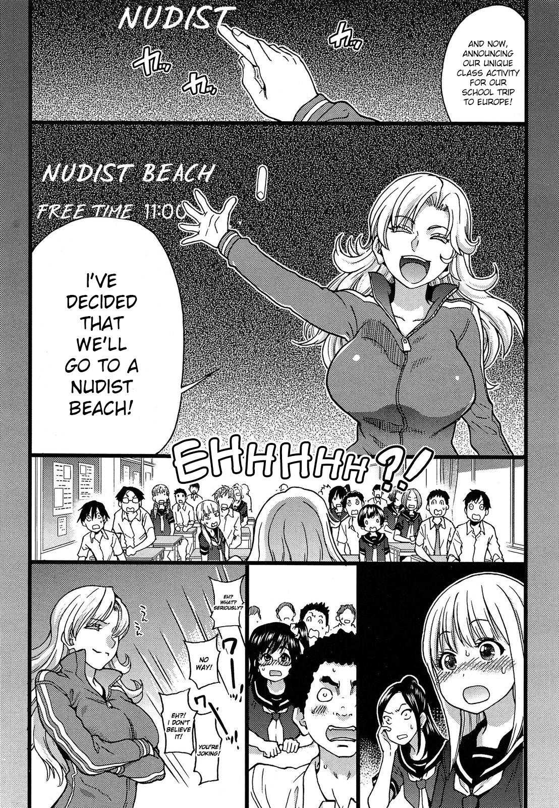 Nudist Beach ni Shuugakuryokou de!! Ch. 1-5 5