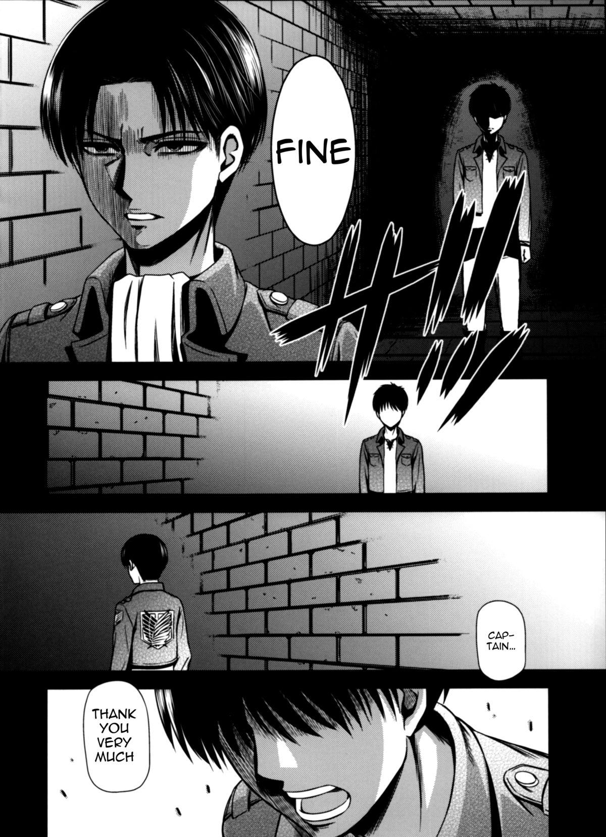 Blow Jobs Gekishin Yon | Firing Pin 4 - Shingeki no kyojin Stranger - Page 39