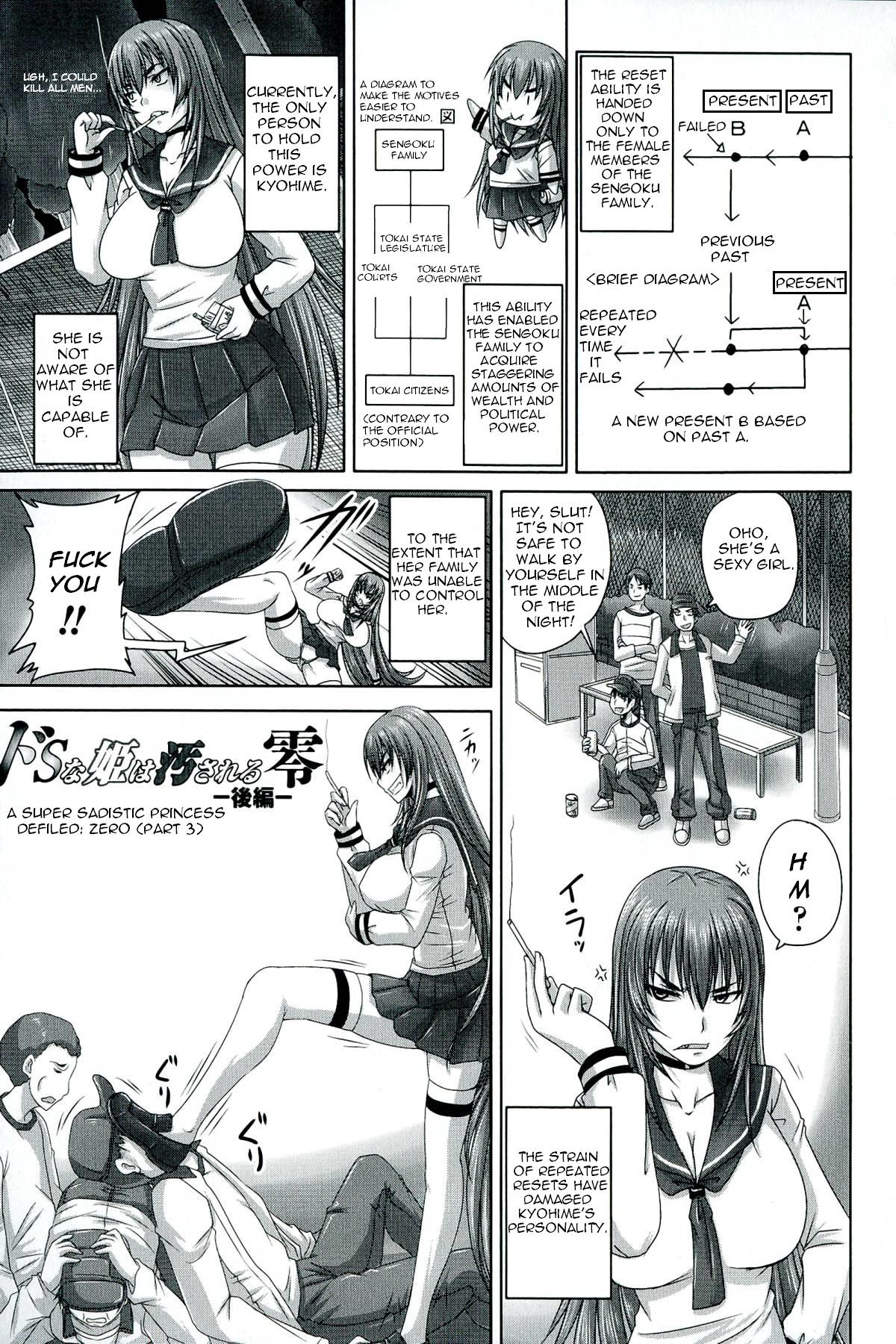 Skinny [Nozarashi Satoru] Do S na Hime wa Kegasareru Rei -Kouhen- | A Super Sadistic Princess Defiled: Zero Part 3 (Do S na Hime wa Kegasareru - Inga no Shou -) [English] =StatisticallyNP= Ink - Page 1