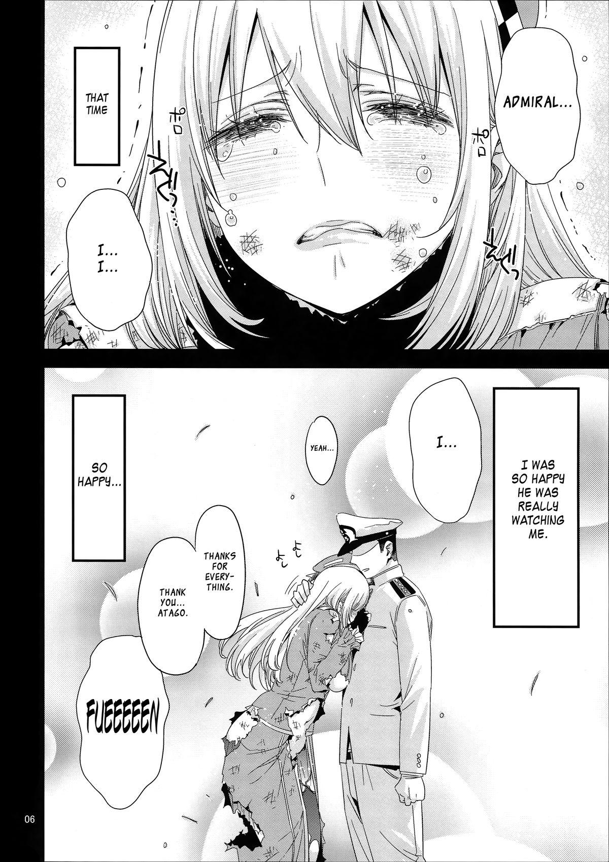 Teenage Sex Atago no Eroi Hon. - Kantai collection Amateur Asian - Page 5