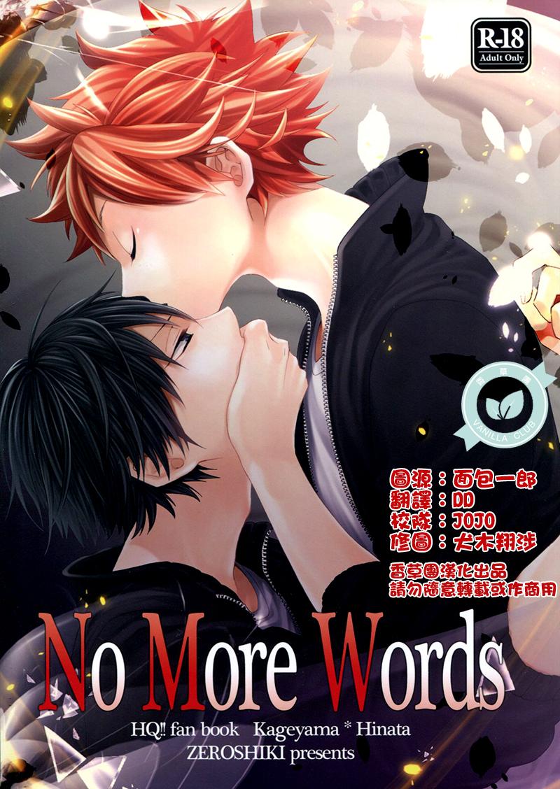 No More Words (C86) [零式 (かぼす)] (ハイキュー!!) [中国翻訳] 0