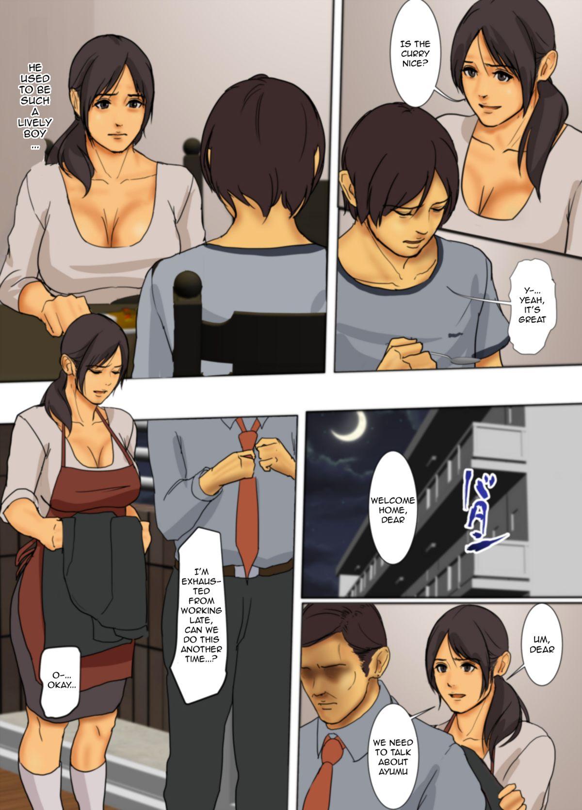 Hardon Ikenie no Haha | Sacrificial Mother Strapon - Page 4