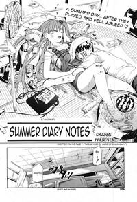 Summer Diary Notes 2