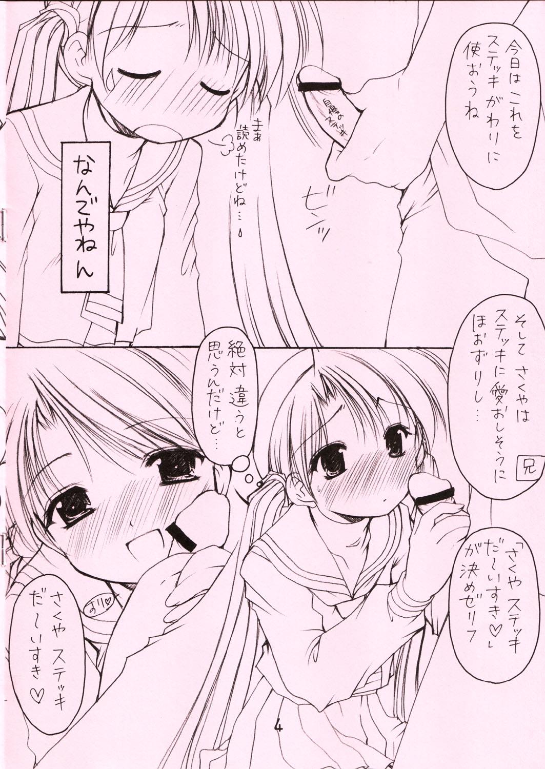 Chick Oniisama e... 4.5 Sister Princess "Sakuya" Book No.8 - Sister princess Oral Sex - Page 4
