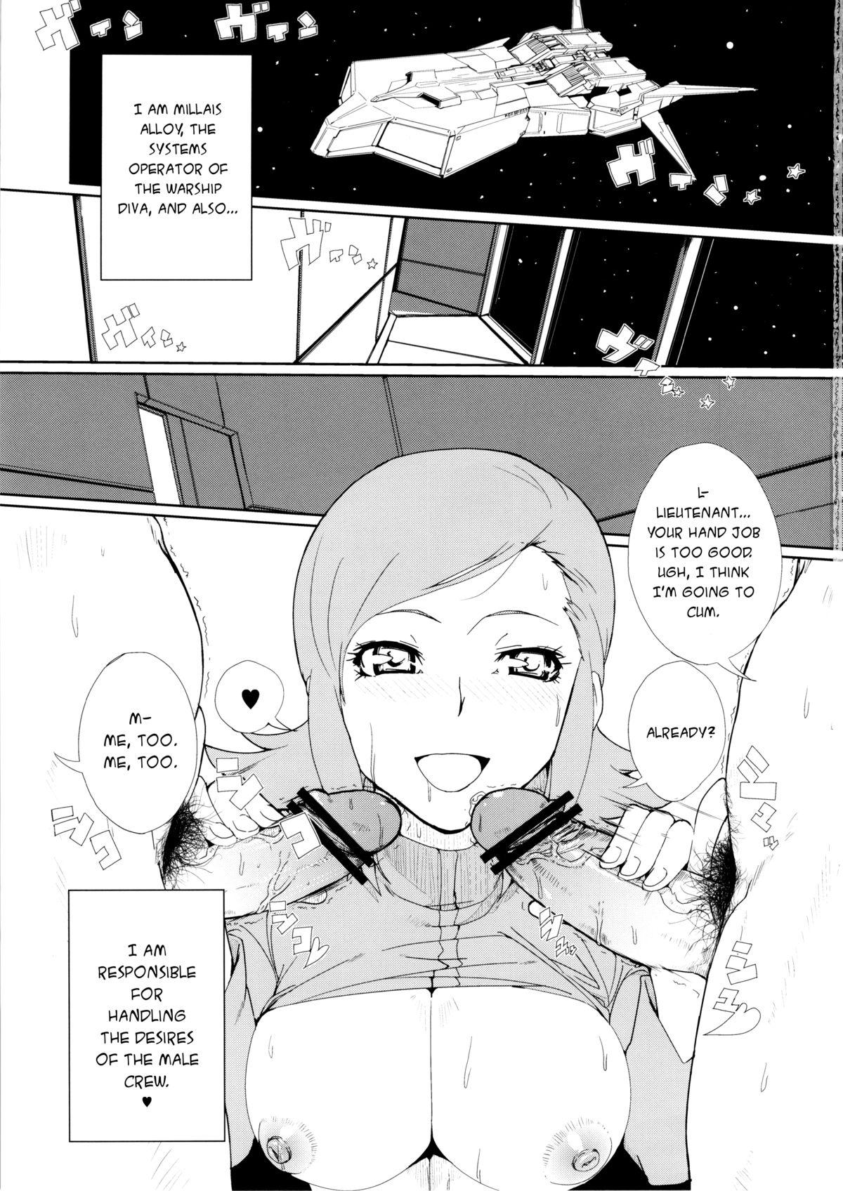 Bang Mii-chan wa Okazu desuyo! | Milly for Masturbation! - Gundam age Teenage Girl Porn - Page 3