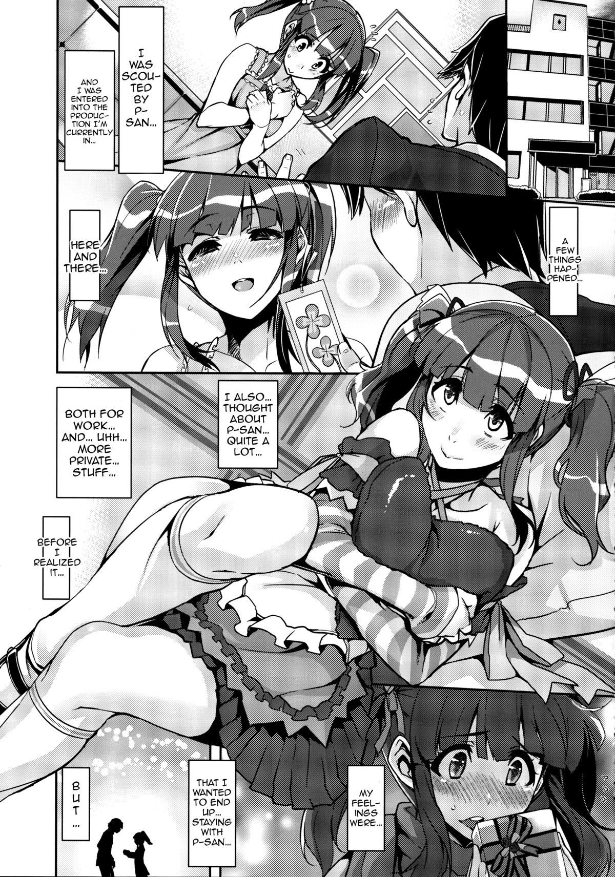 Three Some Kyousei：P Chieri Iro Kyokudai Up - The idolmaster Groupsex - Page 4