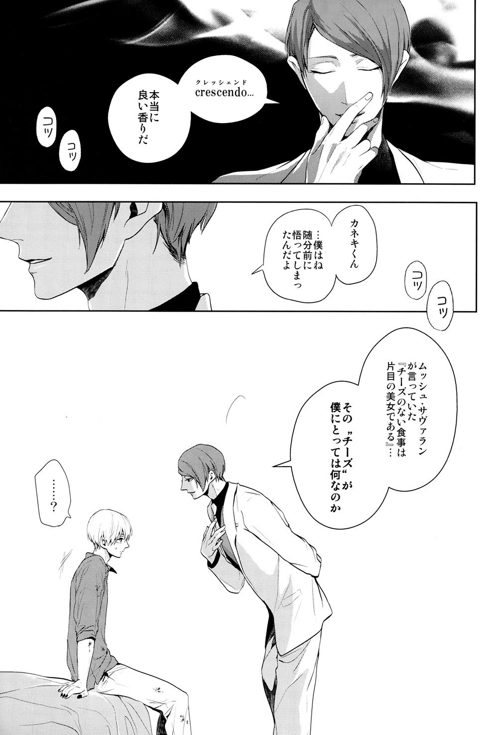 Gay Hairy Go⇔Joe - Tokyo ghoul Pussy - Page 4