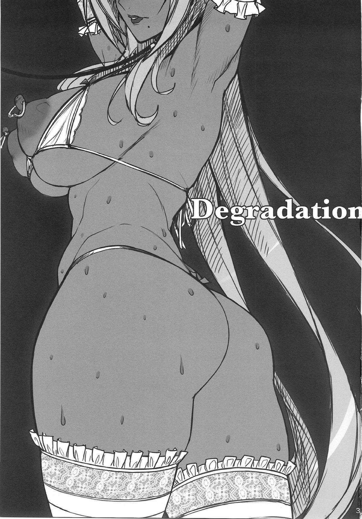 Cumming Degradation - Taimanin yukikaze Taimanin asagi Makai kishi ingrid Gay Uniform - Page 2
