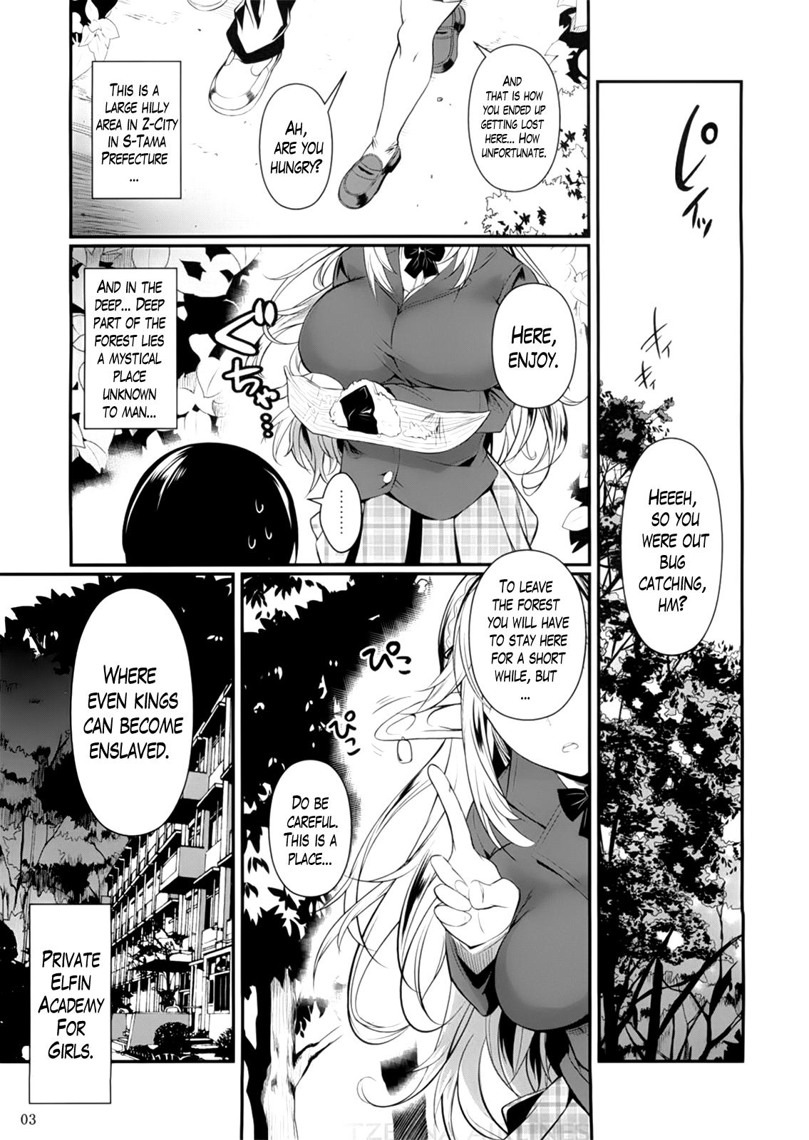 Gay Kissing High Elf × High School Chibola - Page 4