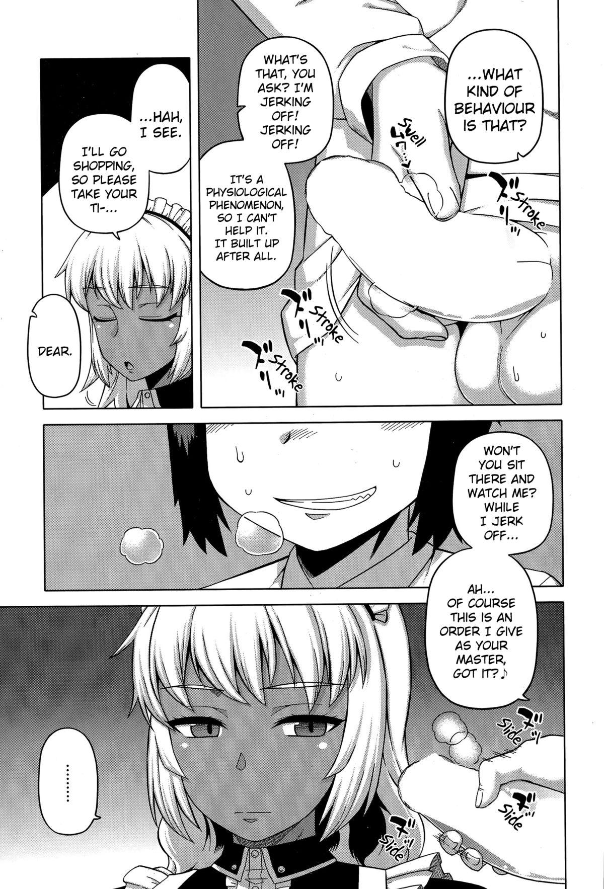 Blonde My Dear Maid Ch. 2 Flashing - Page 3