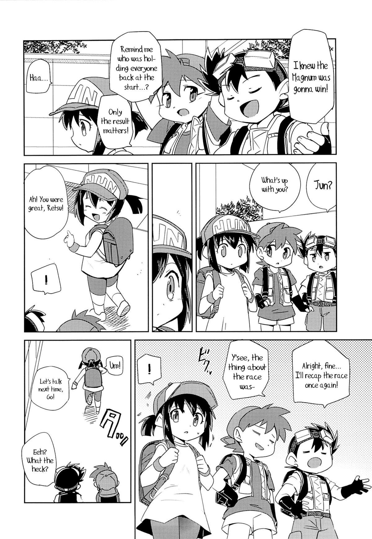 Food Kondo no Race mo Zettai Katte yo ne - Bakusou kyoudai lets and go Doctor Sex - Page 5