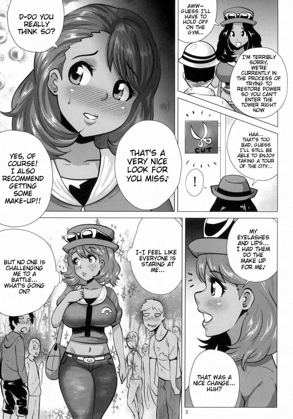 Fetish Mega Bitch Serena - Pokemon Oral Sex - Page 5