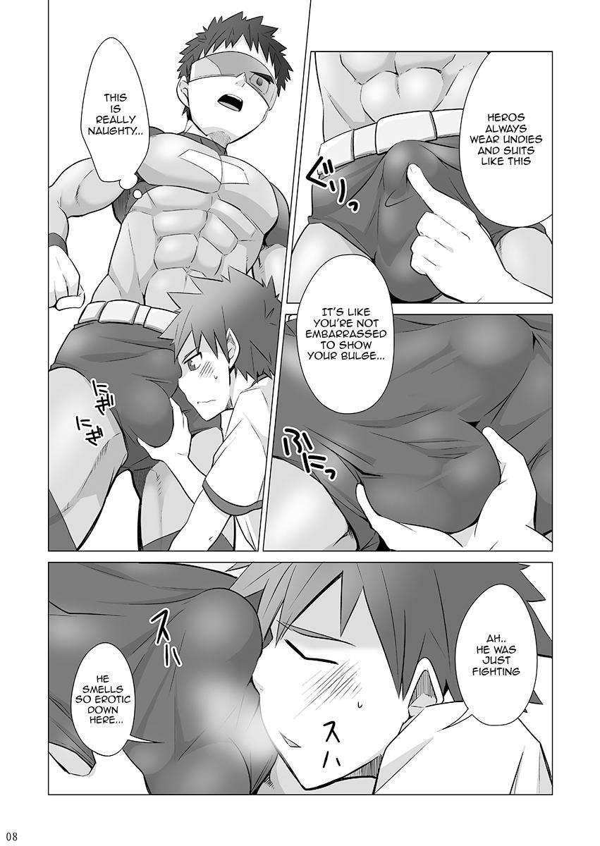 Gay Spank Stop the Hero Gordinha - Page 8