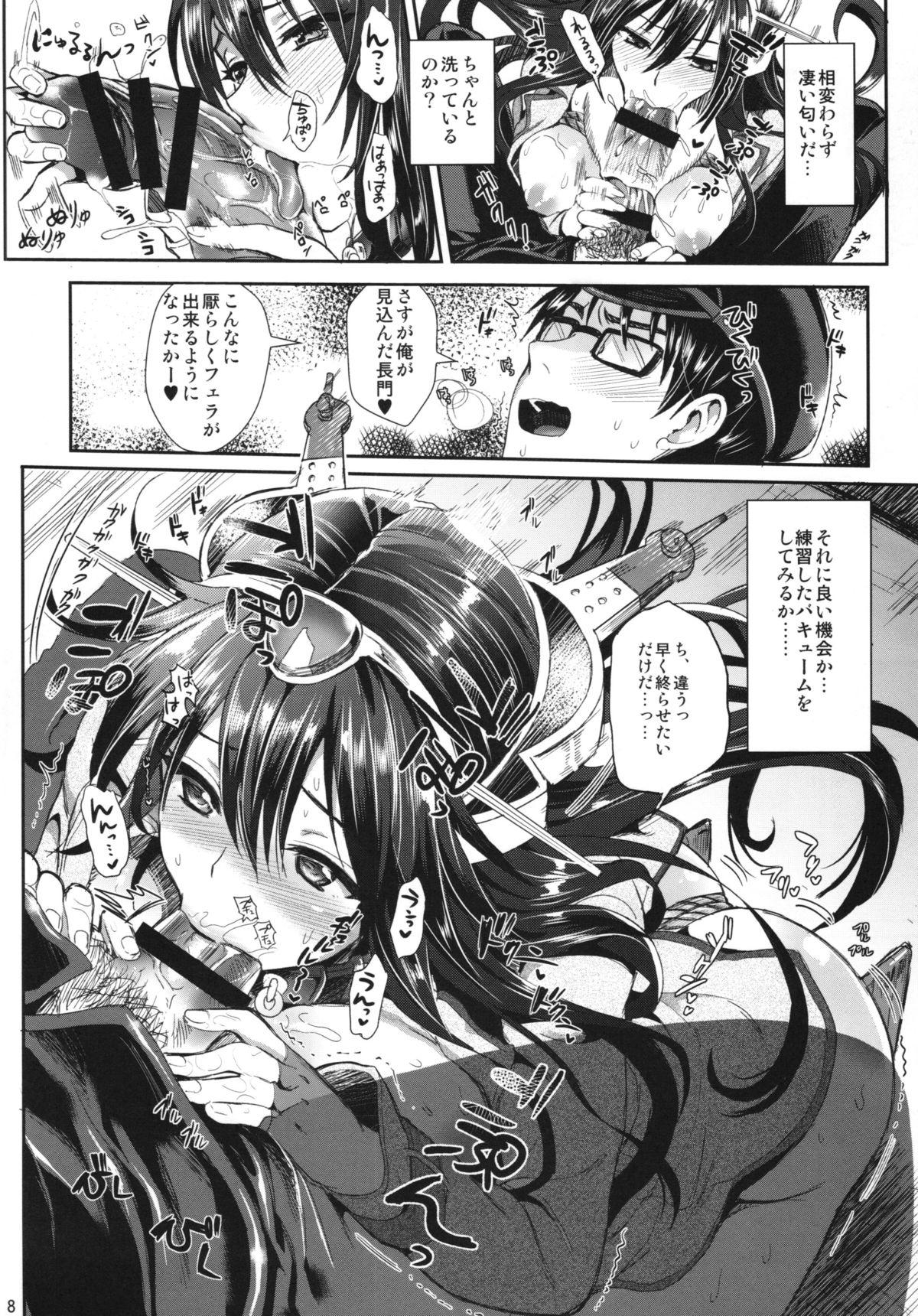 Lesbian Senkan Nagato to Hentai Teitoku - Kantai collection Big Ass - Page 8