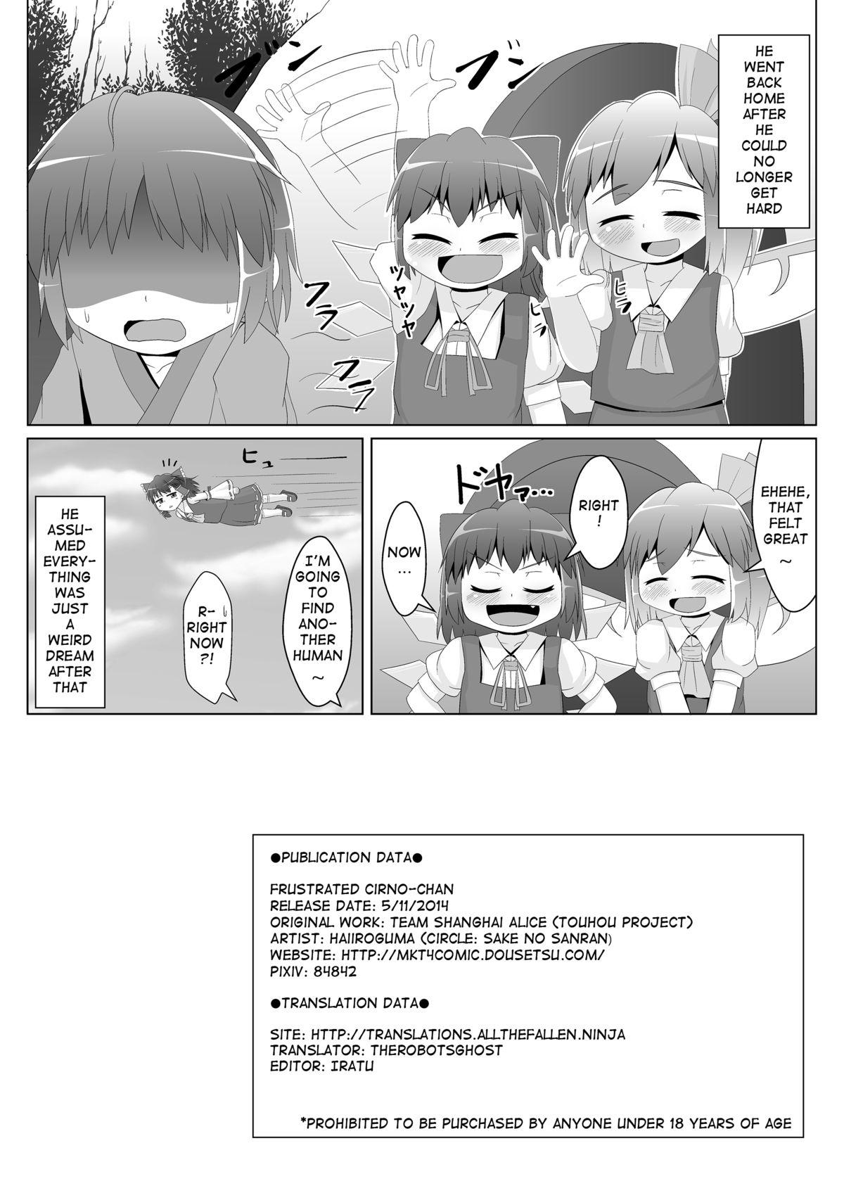 Amatuer Sex Yokkyuu Fuman na Cirno-chan - Touhou project Freaky - Page 17