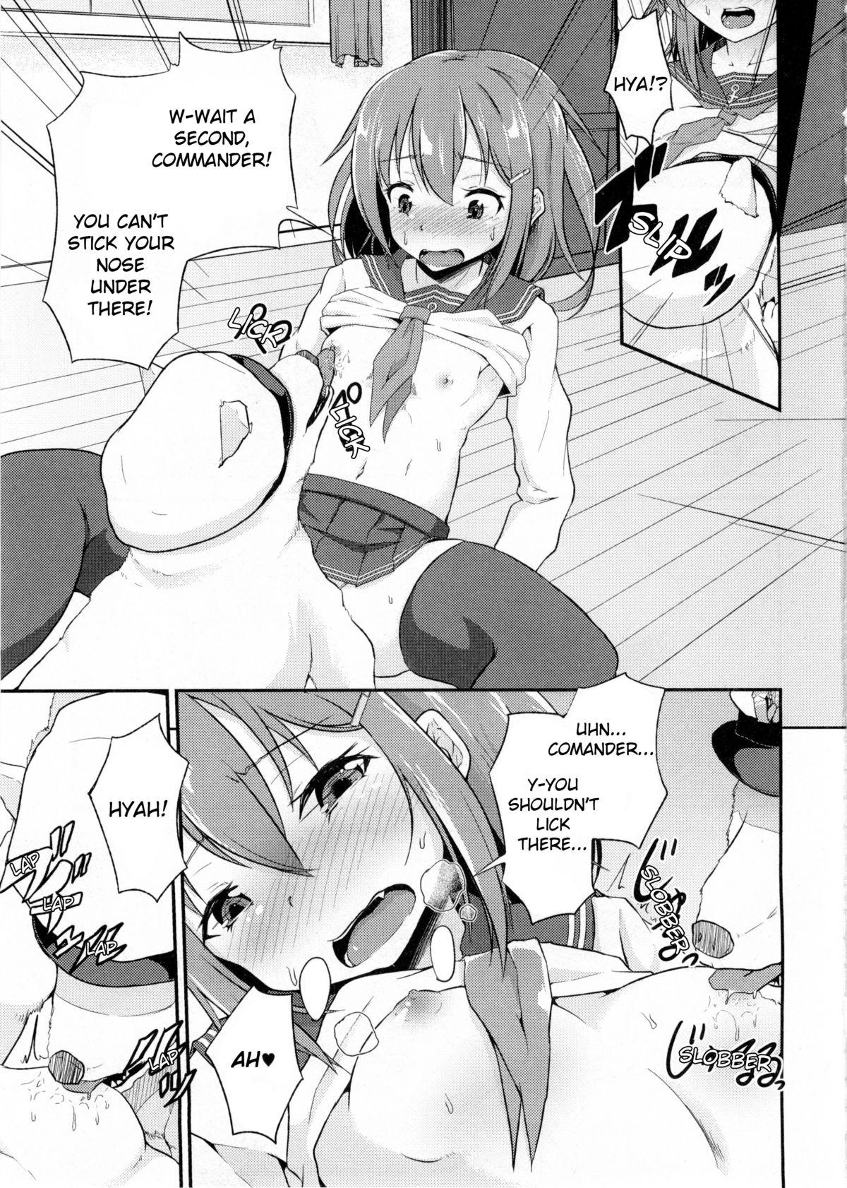 Cei Shireikan ga Wanko ni Nacchatta!! - Kantai collection Hot Blow Jobs - Page 4