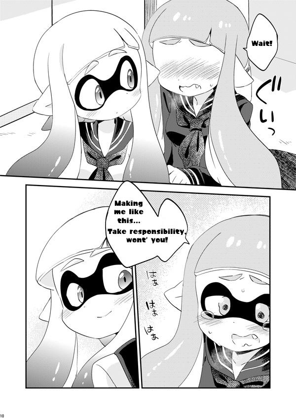 Cum Swallowing [Eromame] YURI IKA - Lemon Tea & Milk Tea R-18 [English] [PREVIEW] - Splatoon Hard Fucking - Page 8