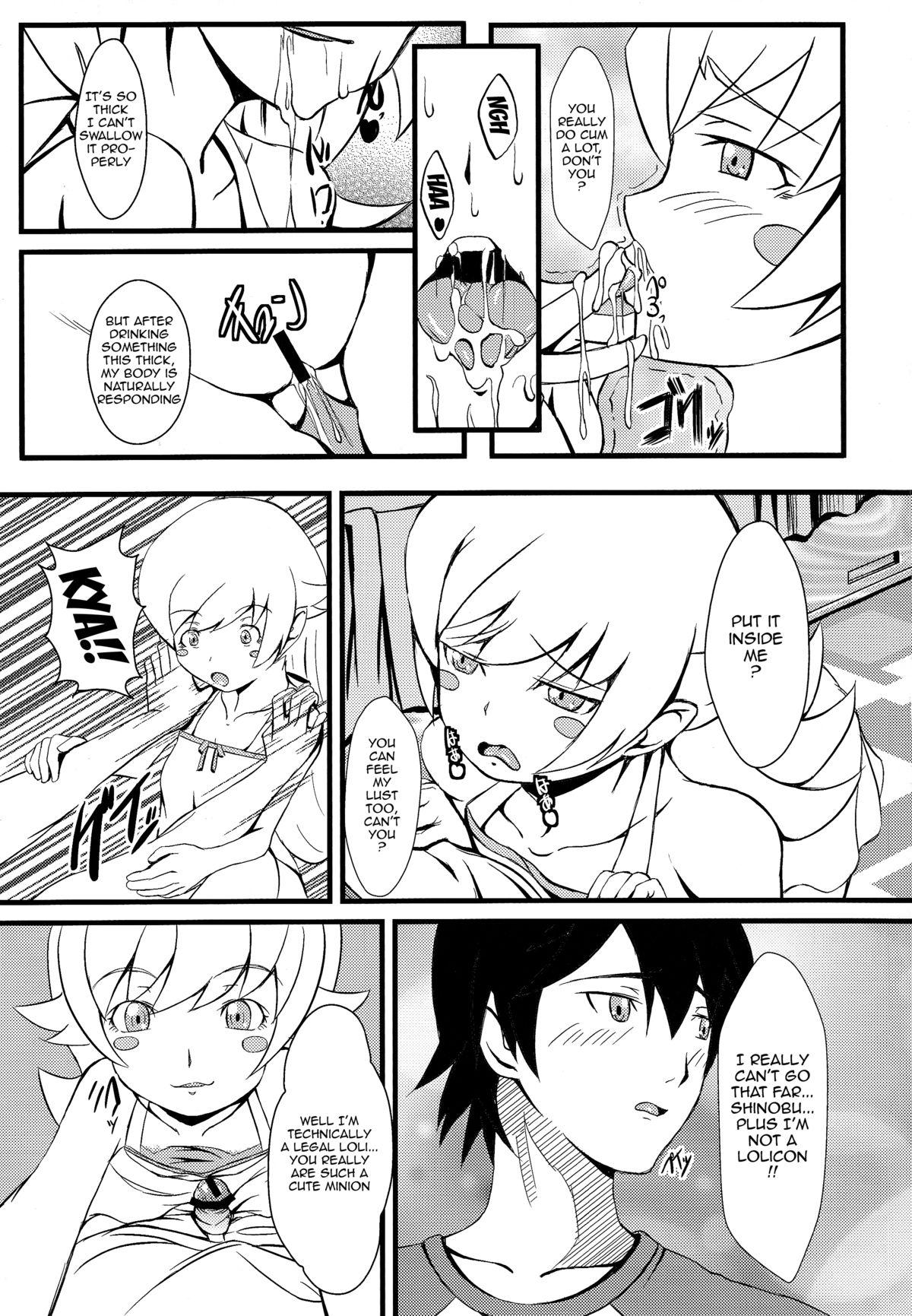 Gay Fuck Koyomi H Ichi - Bakemonogatari Petera - Page 8