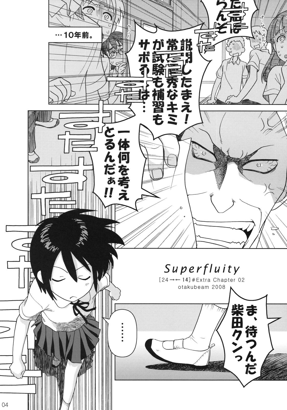 (C74) [Otaku Beam (Ootsuka Mahiro)] Superfluity [24→←14] # Extra Chapter 02 4