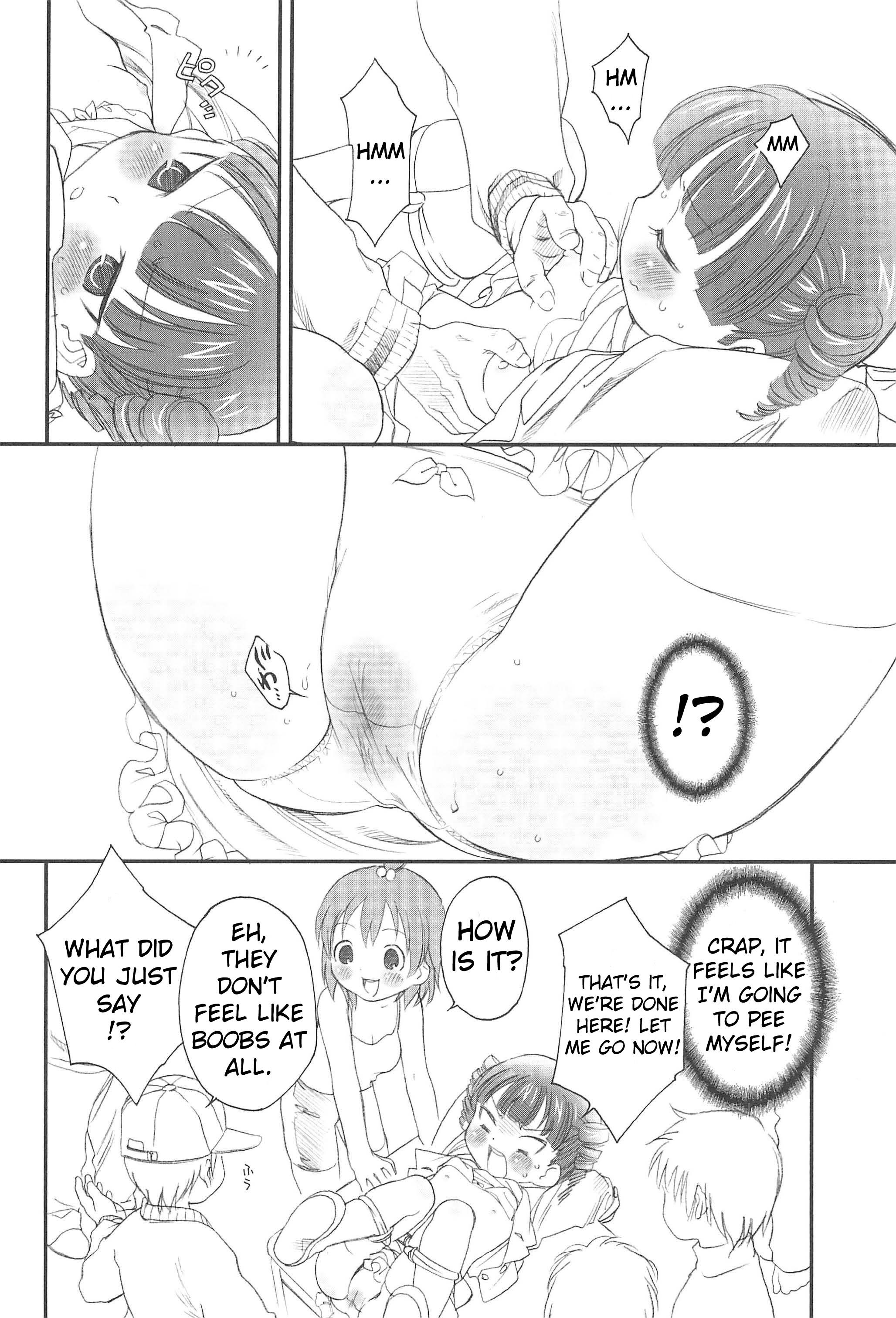 Lingerie Docchi de Yaru? - Mitsudomoe Pussy Eating - Page 5