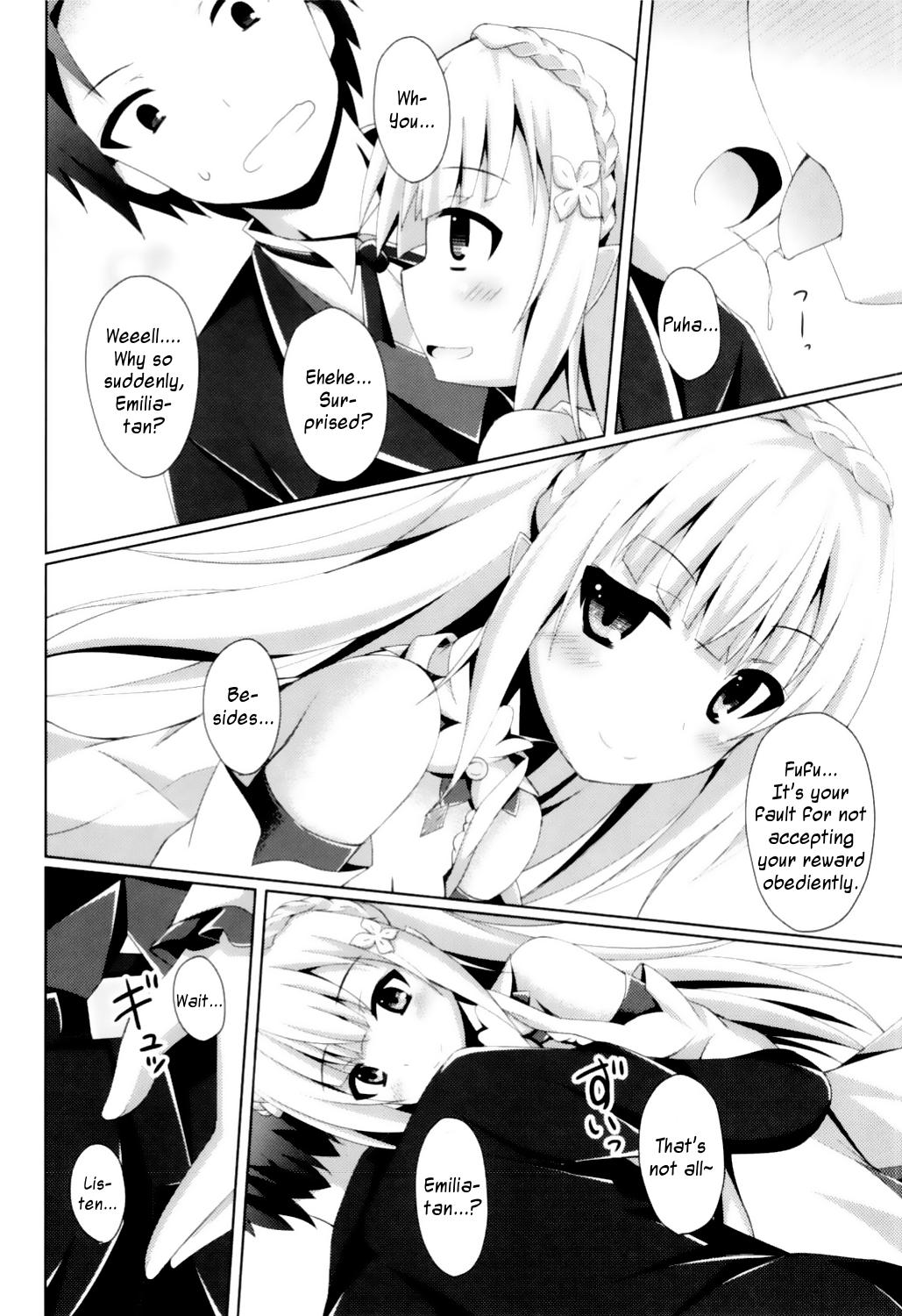 Tall E・M・T to Kyou mo Ore wa Sakebu - Re zero kara hajimeru isekai seikatsu Gay Public - Page 7