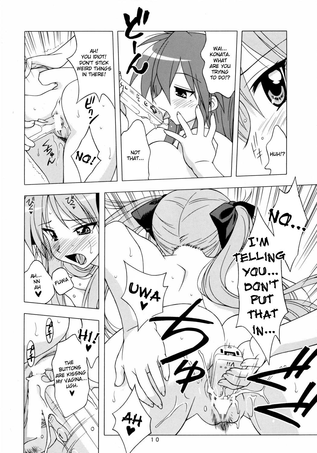 Ballbusting Choco-Cornet Mou Ikko. - Lucky star Chat - Page 9