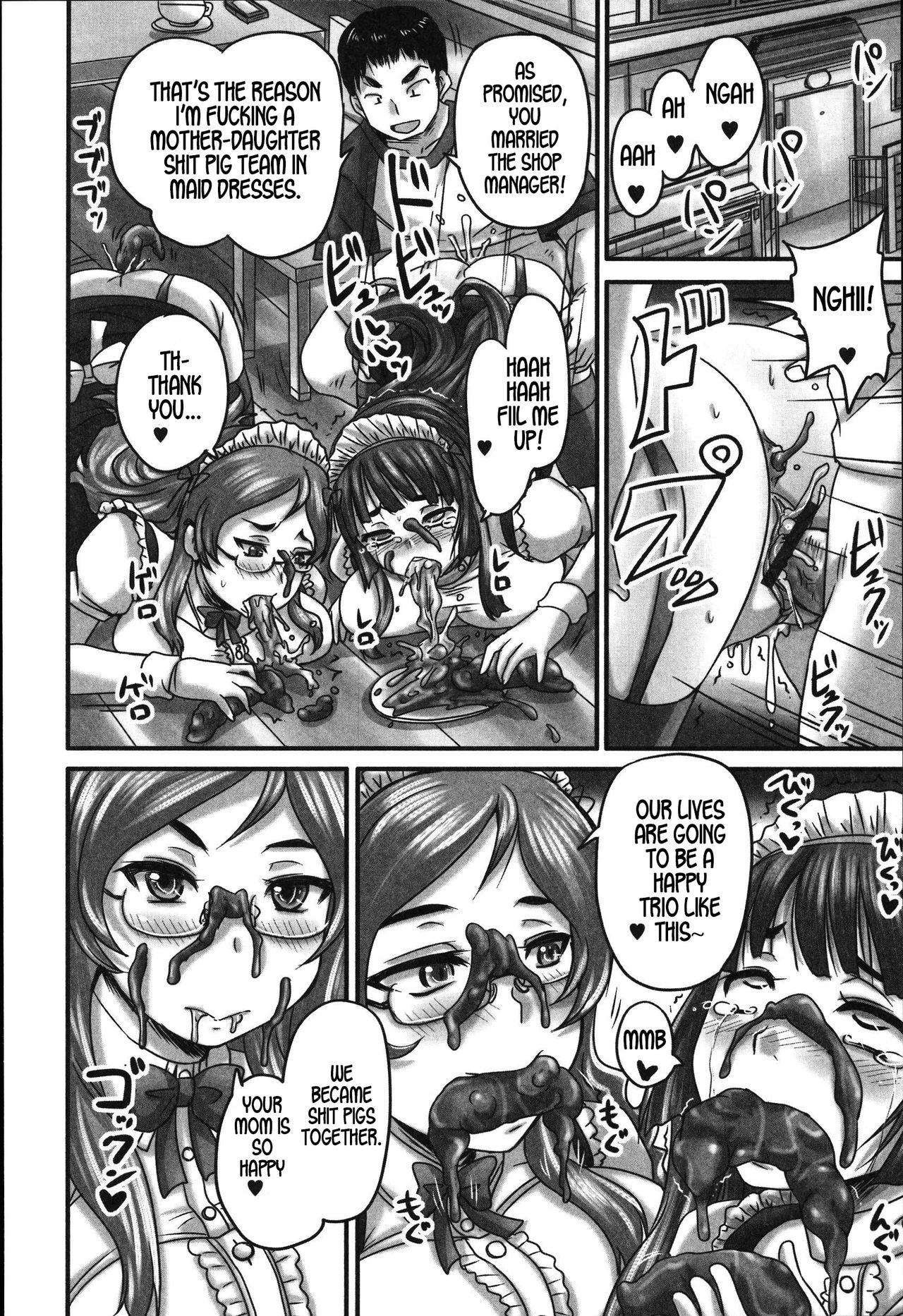 Spanking Ikkadanran/Haha Musume Danran | Happy Family Get-Together Bukkake - Page 22