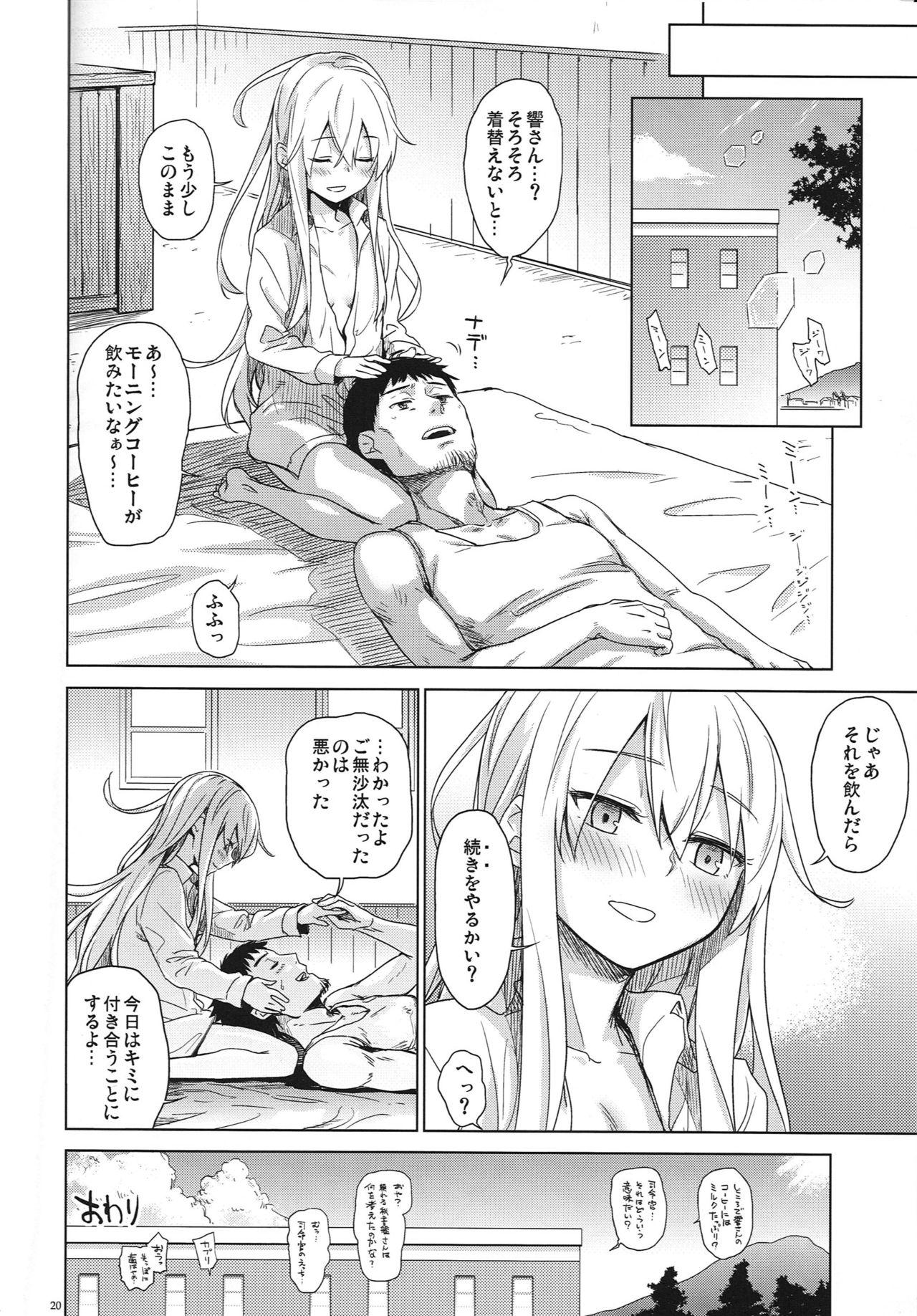 Selfie Watashi no Hiza o Kasouka? - Kantai collection Mouth - Page 19